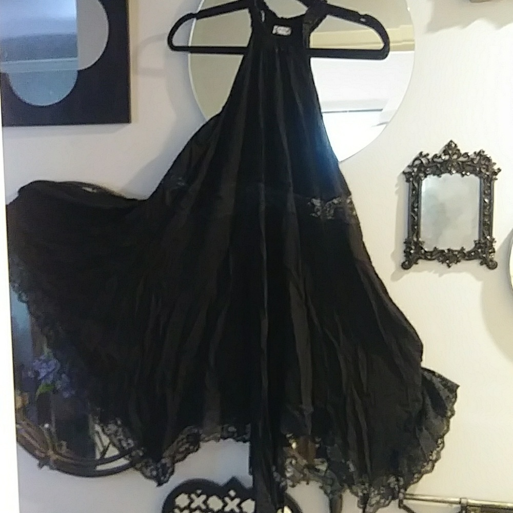 Free People High Neck Slip Dress